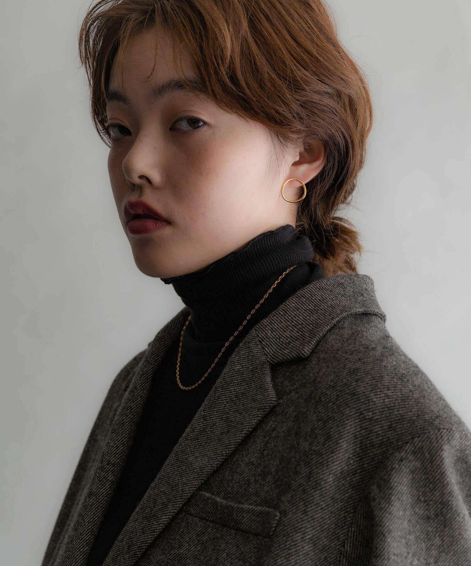 SMELLY「SMELLY so&rsquo;　curved circle pierce」|ピアス|