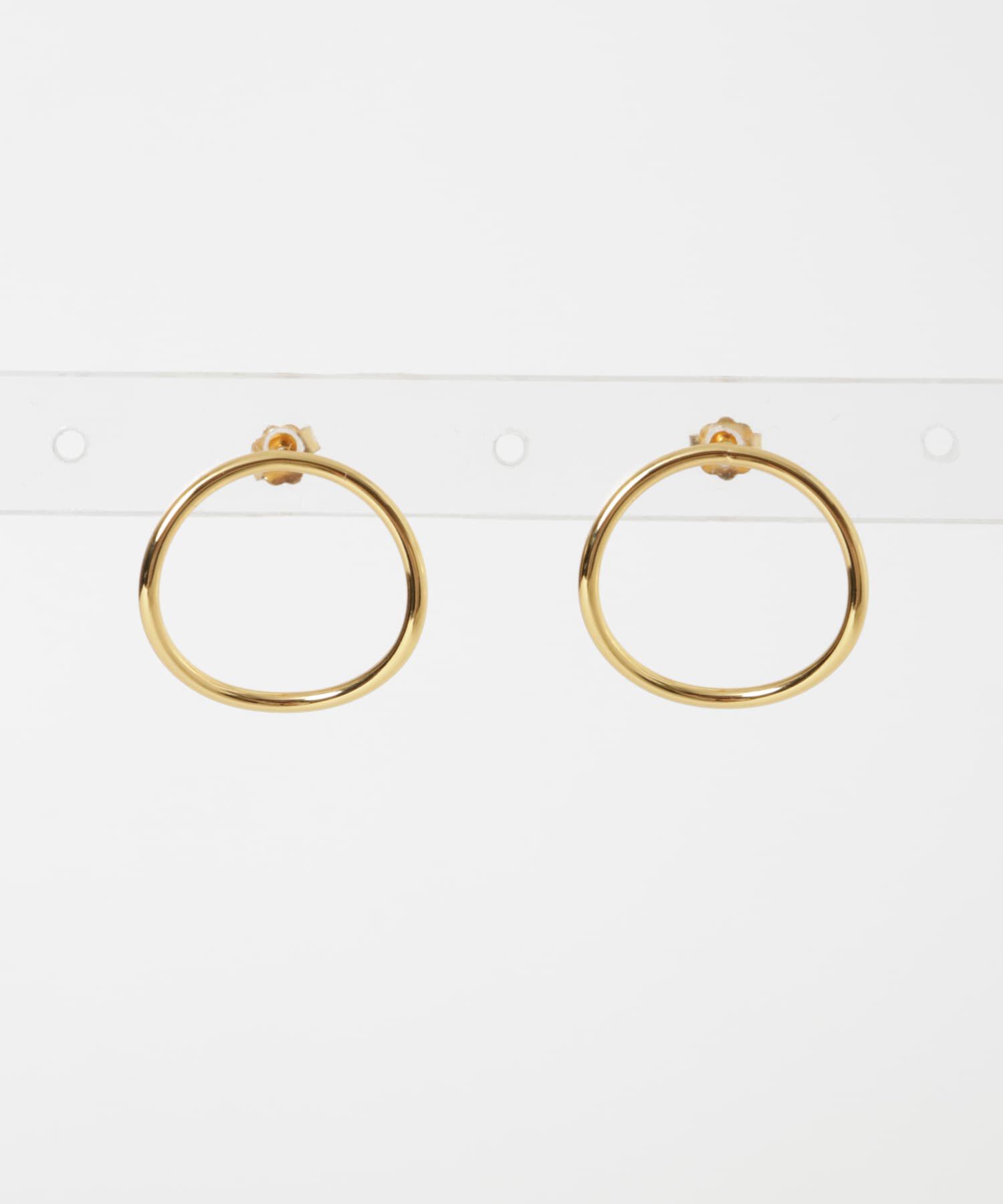 SMELLY「SMELLY so&rsquo;　curved circle pierce」|ピアス|