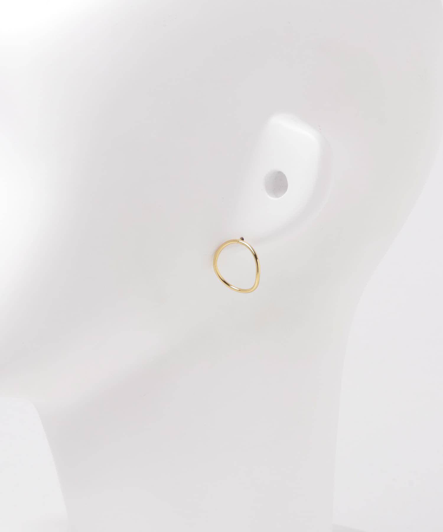 SMELLY「SMELLY so&rsquo;　curved circle pierce」|ピアス|