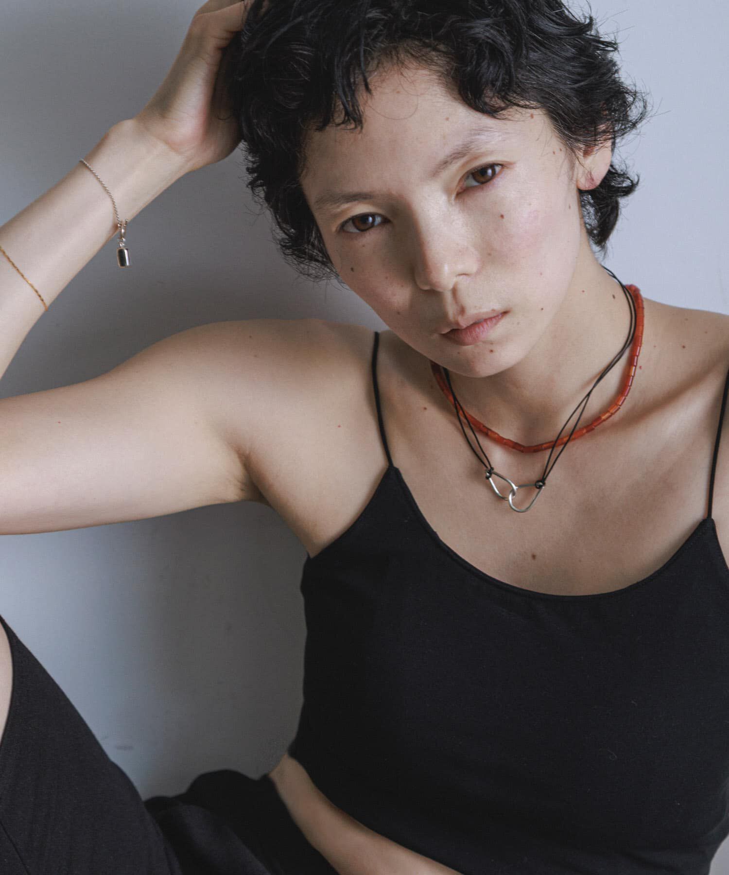 SMELLY「SMELLY so&rsquo;　twin drop cord necklace」|ネックレス|