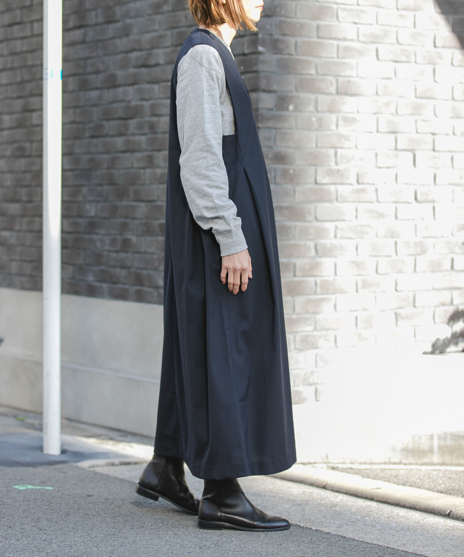 URBAN RESEARCH DOORS「FORK&SPOON　キャリーマンジャンパースカート」|ワンピース|