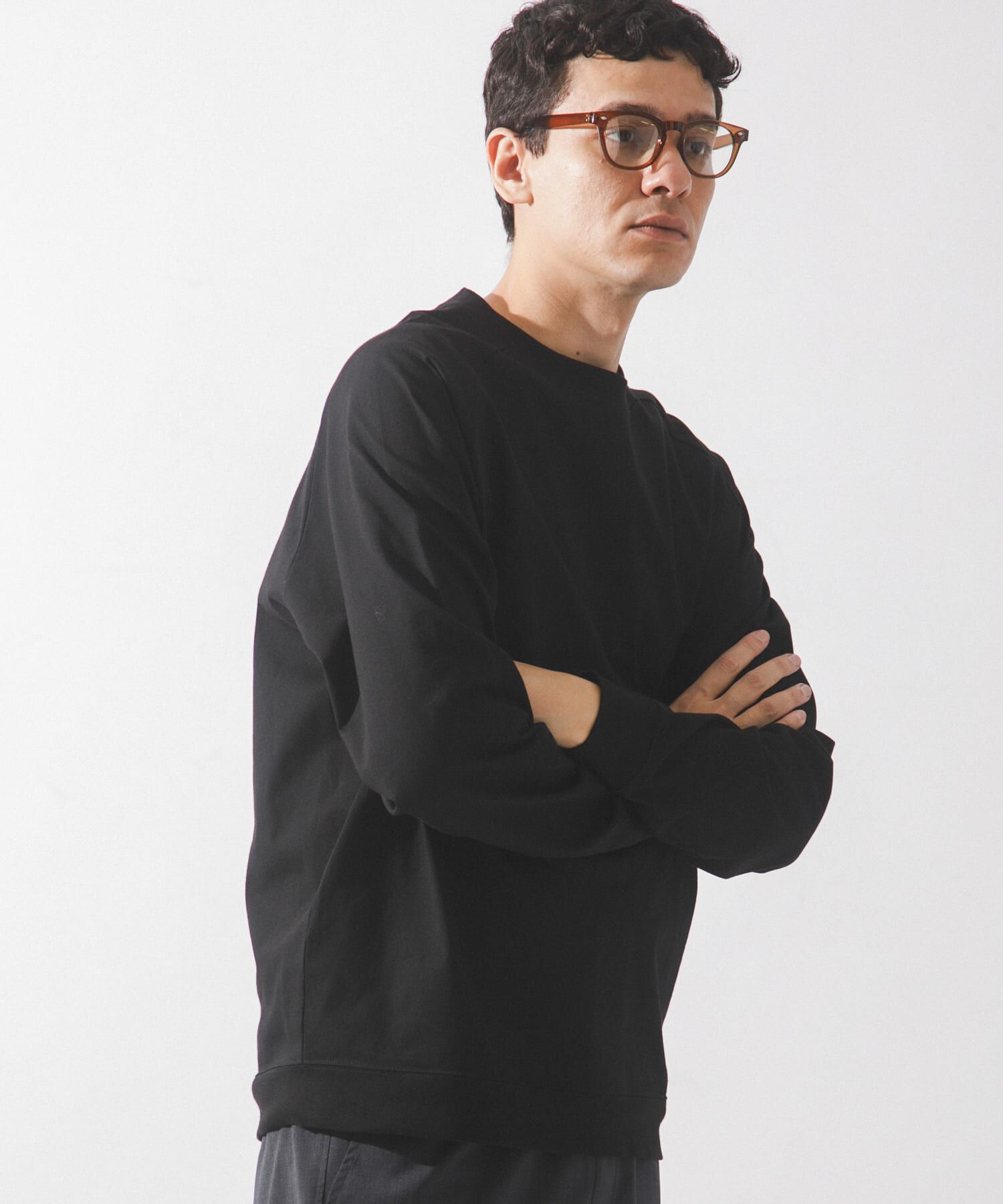 Sonny Label 「ハイスペラグランロングスリーブTシャツ」|Tシャツ・カットソー|ブラック