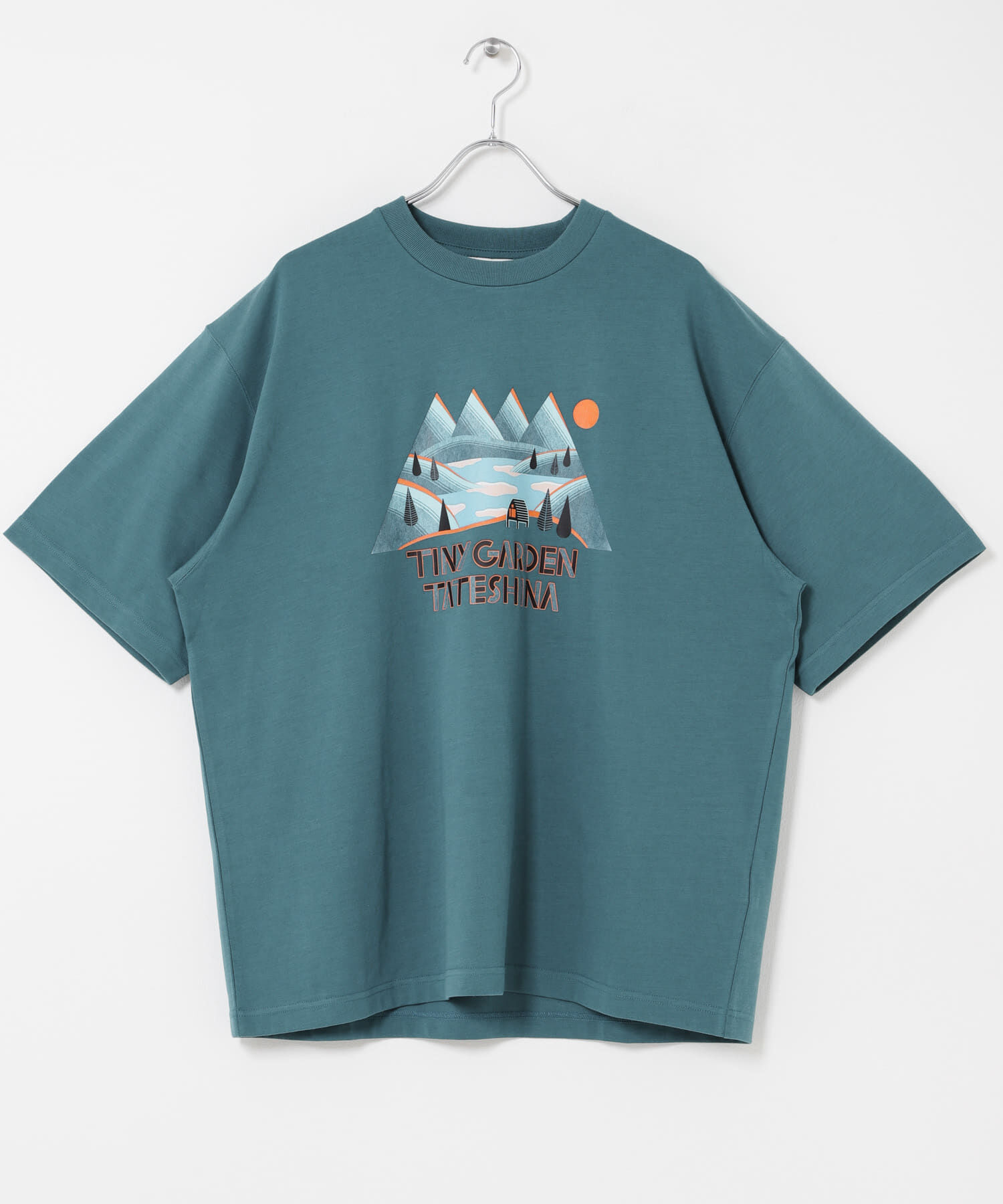 URBAN RESEARCH DOORS「TGT イラストプリント Tシャツ」|Tシャツ・カットソー|グリーン