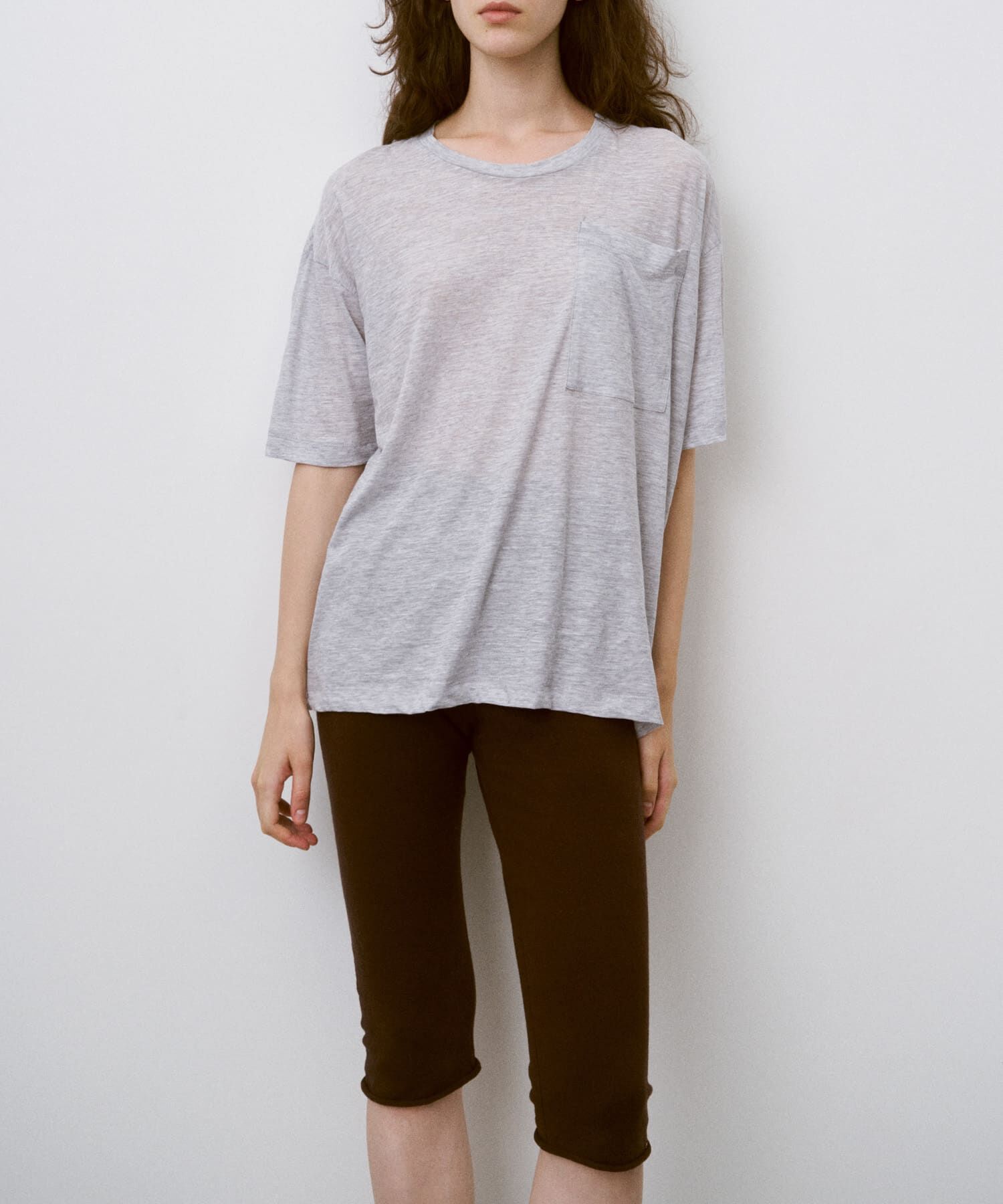 URBAN RESEARCH DOORS「unfil　ORGANICCOTTONHALFLEGGINS」|その他|ブラウン