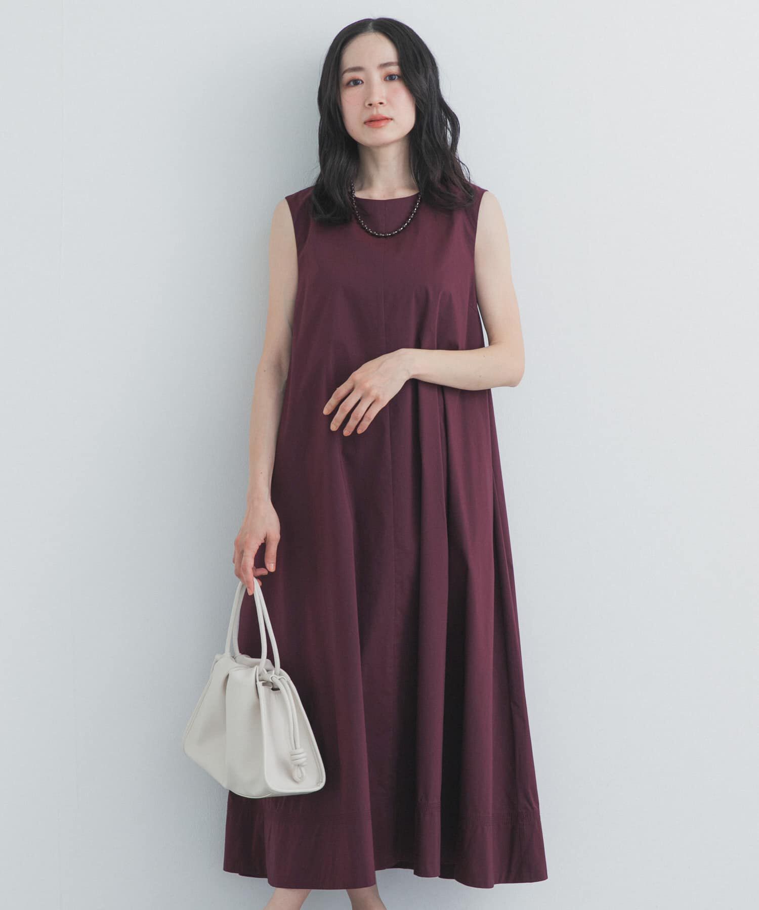 URBAN RESEARCH DOORS「撥水ノースリーブAラインワンピース」|ワンピース|