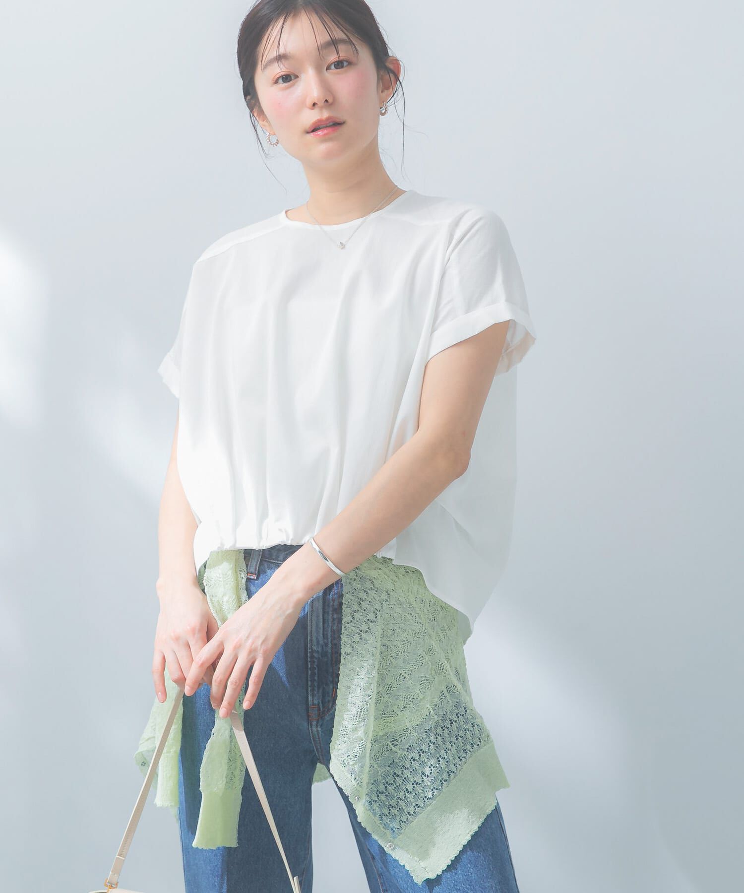 URBAN RESEARCH ROSSO「リネン混ドルマンプルオーバー」|シャツ・ブラウス|