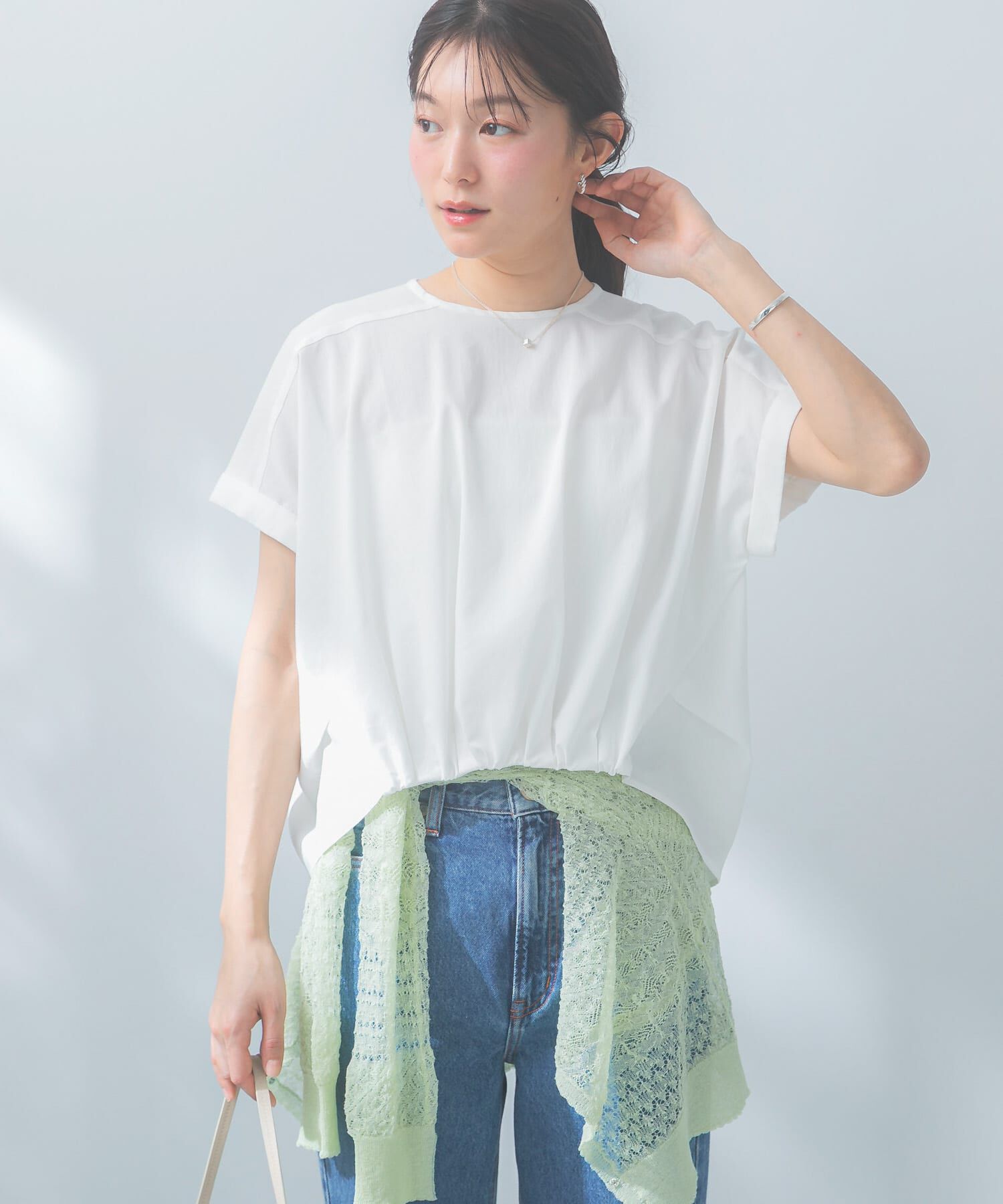 URBAN RESEARCH ROSSO「リネン混ドルマンプルオーバー」|シャツ・ブラウス|