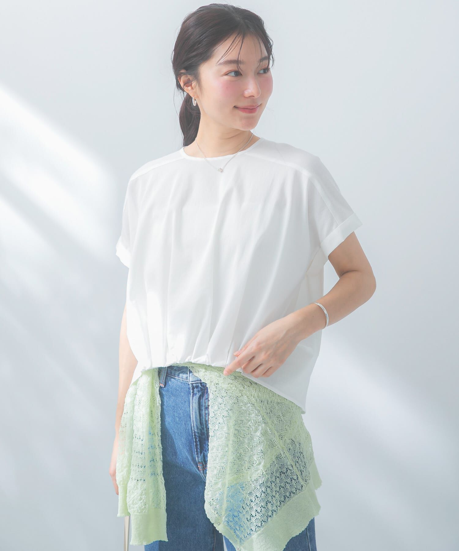 URBAN RESEARCH ROSSO「リネン混ドルマンプルオーバー」|シャツ・ブラウス|