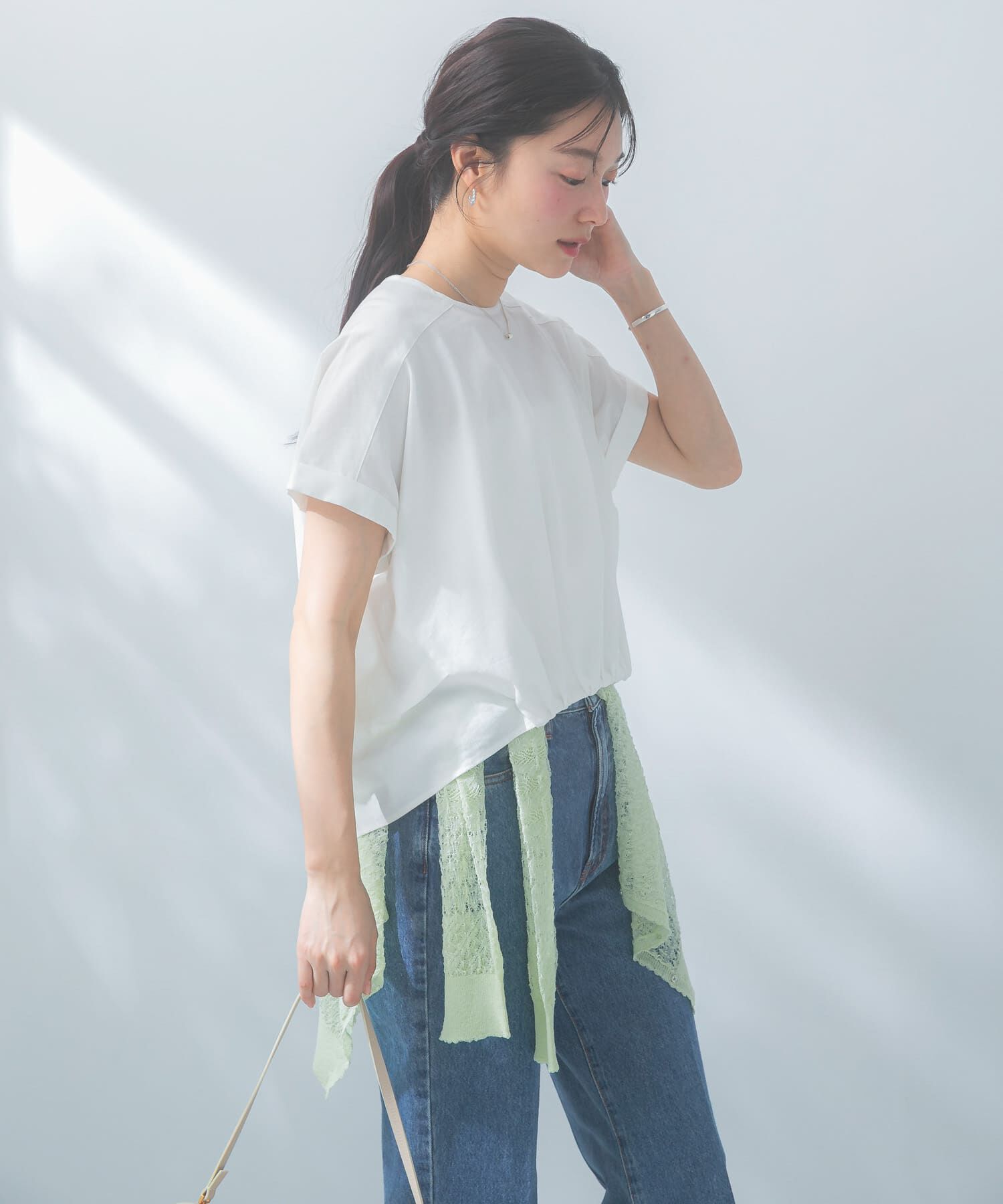 URBAN RESEARCH ROSSO「リネン混ドルマンプルオーバー」|シャツ・ブラウス|