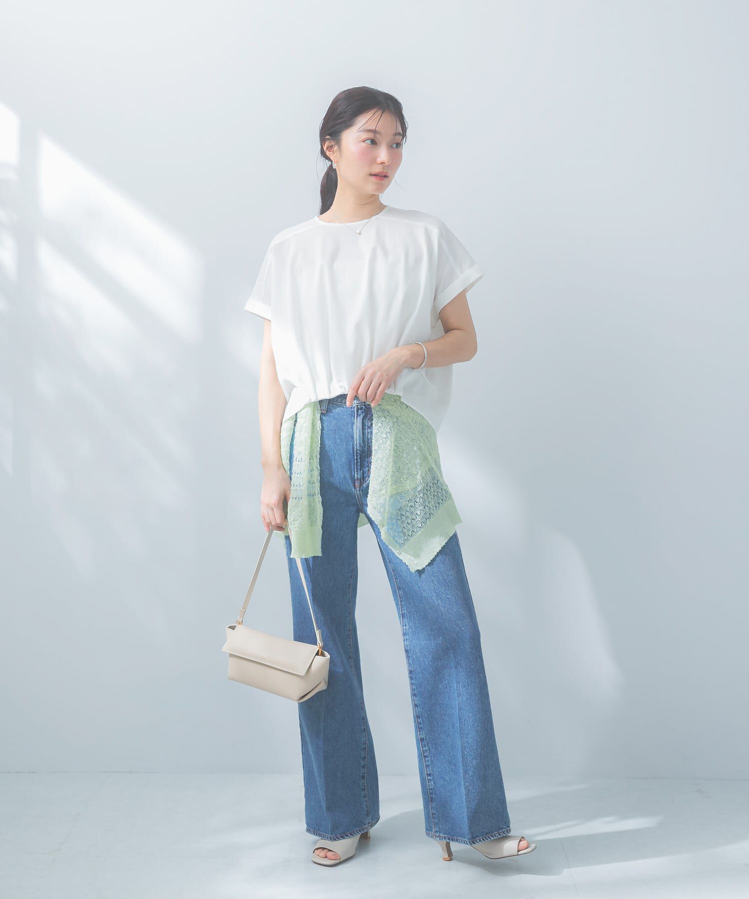 URBAN RESEARCH ROSSO「リネン混ドルマンプルオーバー」|シャツ・ブラウス|