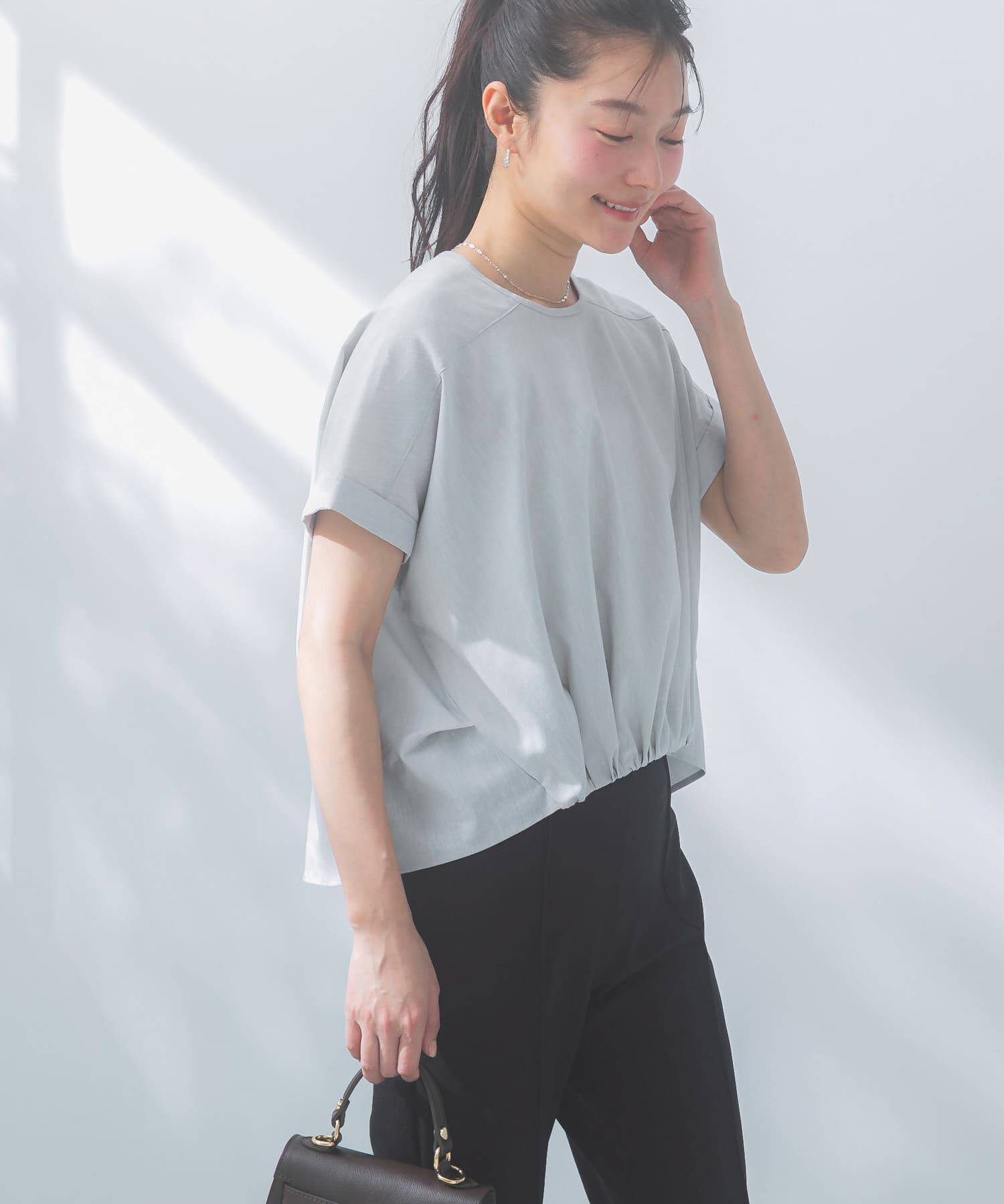 URBAN RESEARCH ROSSO「リネン混ドルマンプルオーバー」|シャツ・ブラウス|