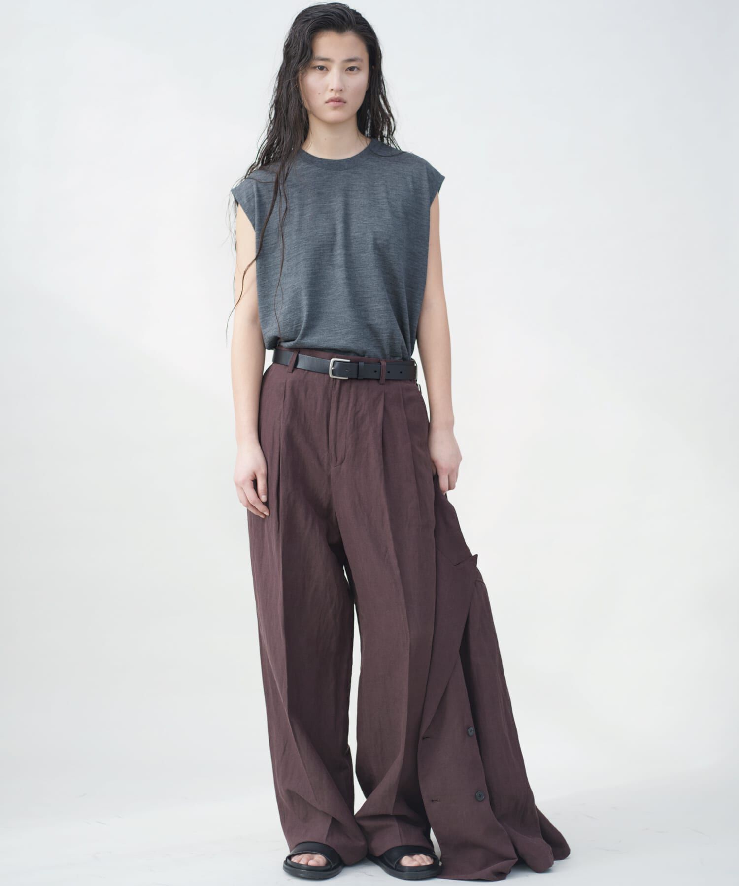 URBAN RESEARCH「『洗濯可』new basic　WASHABLE MERINO WOOL NO-SLEEVE」|Tシャツ・カットソー|