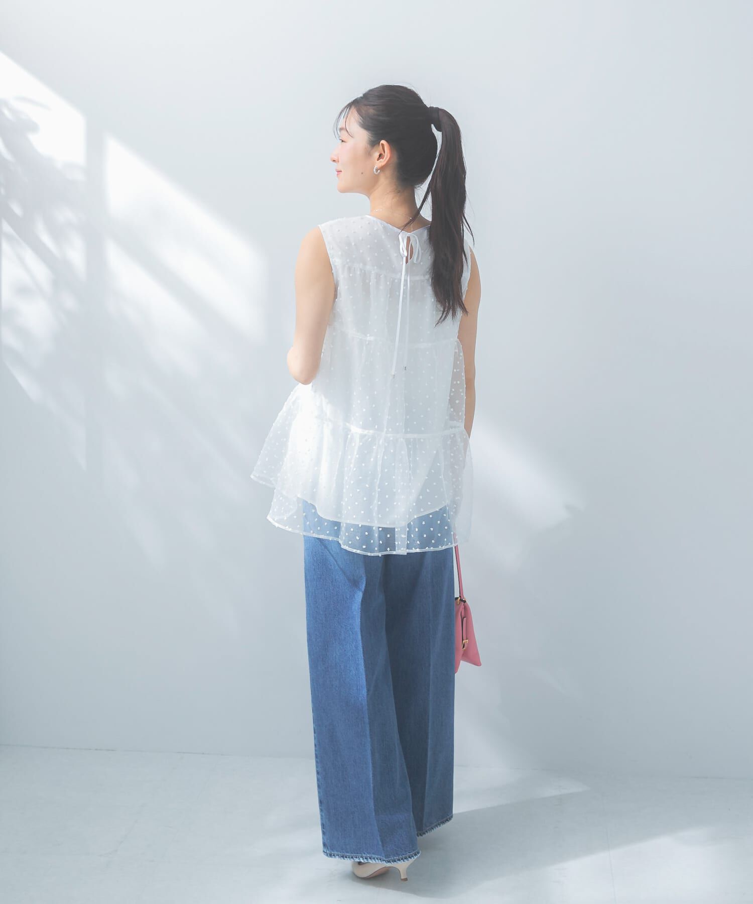 URBAN RESEARCH ROSSO「シアードットティアードブラウス」|シャツ・ブラウス|