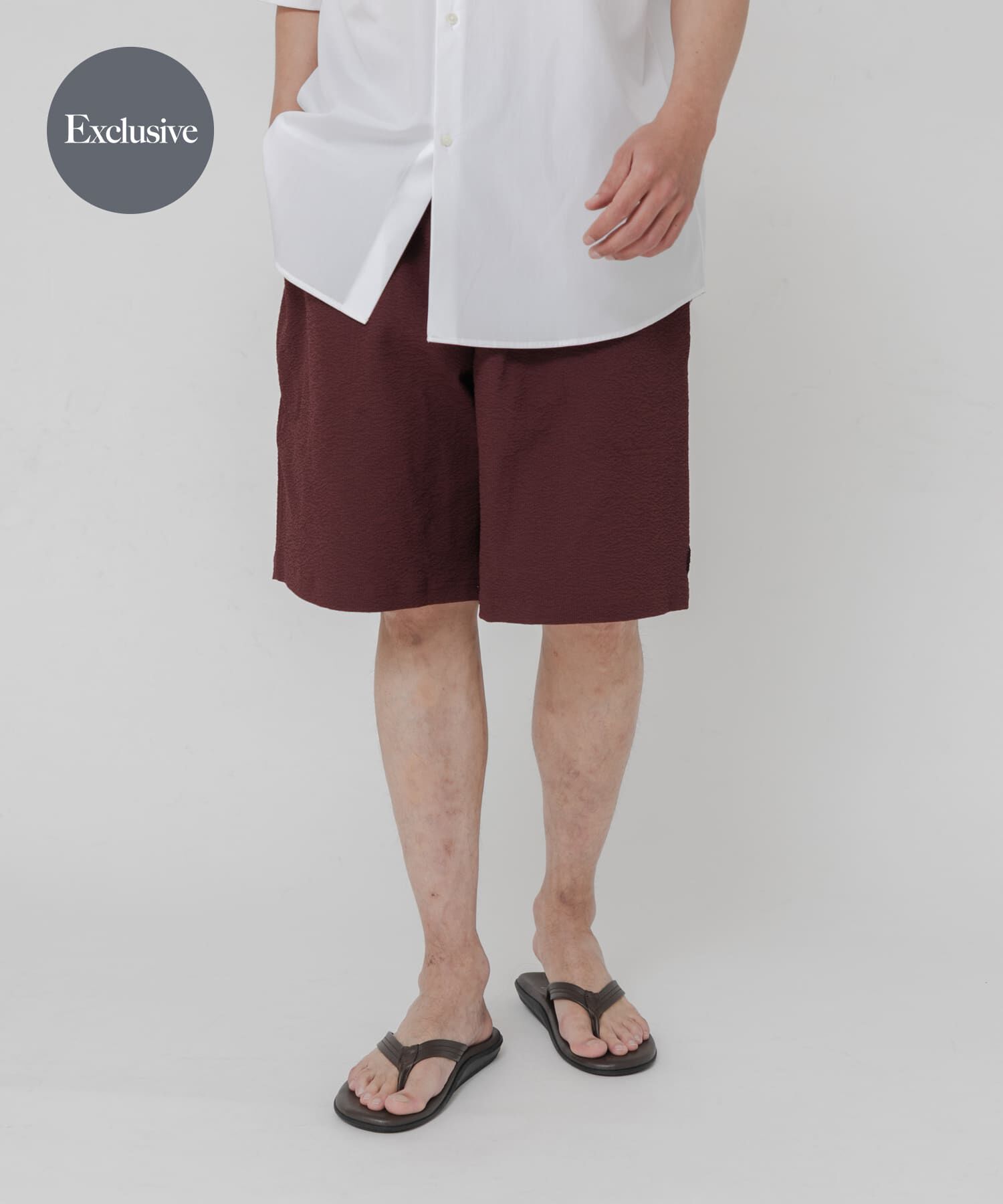 URBAN RESEARCH「『別注』THOUSAND MILE&times;URBAN RESEARCH　SWIM SHORTS」|その他|バーガンディー