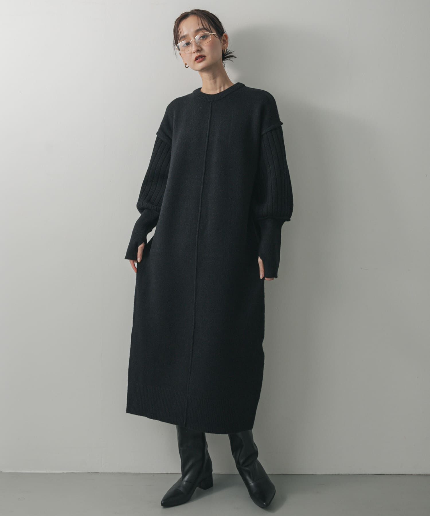 SENSE OF PLACE by URBAN RESEARCH「センターシームサムホールニットワンピース」|ワンピース|