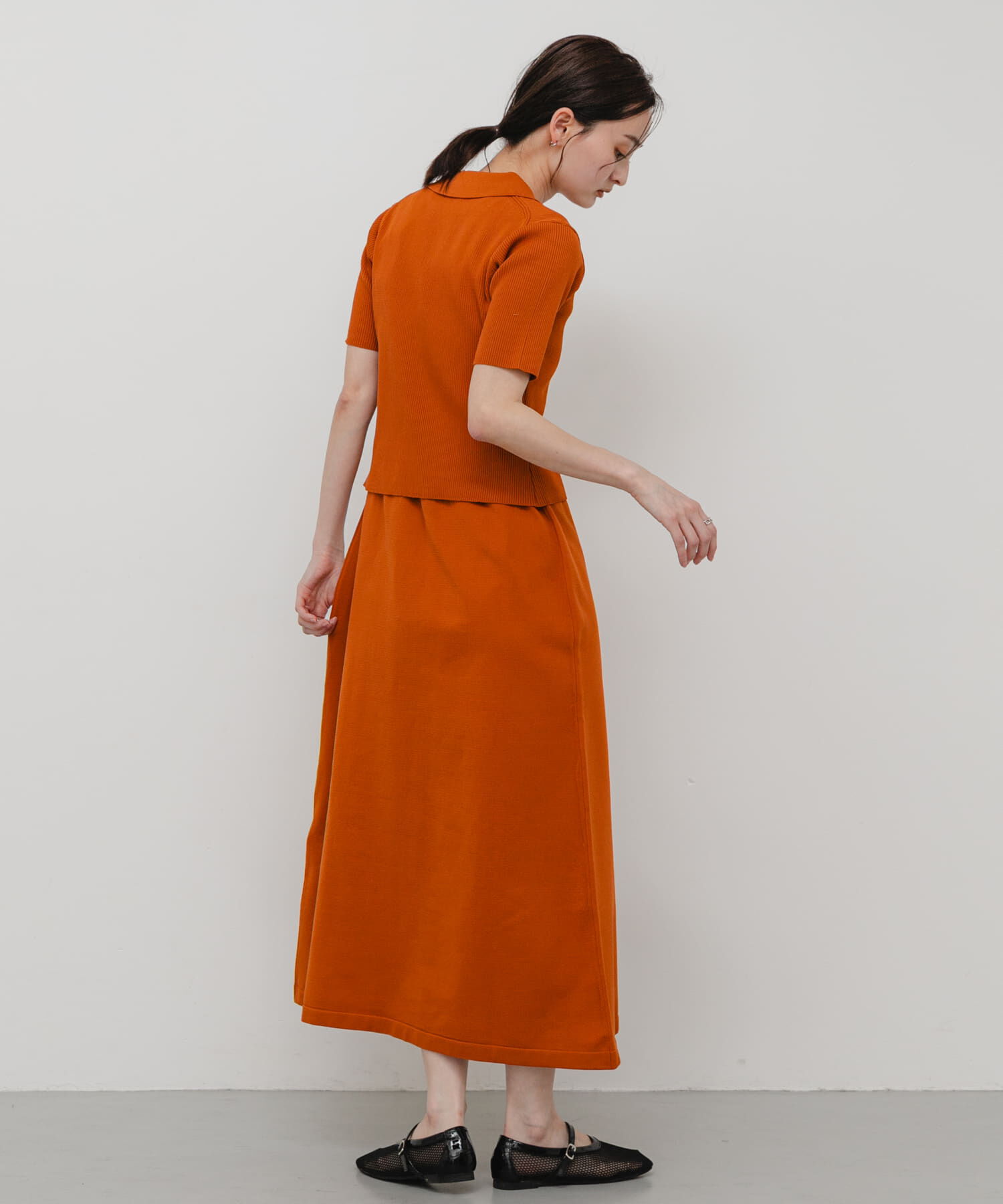 SENSE OF PLACE by URBAN RESEARCH「『洗濯可』2Pハーフスリーブエリツキニットセットワンピース」|ワンピース|