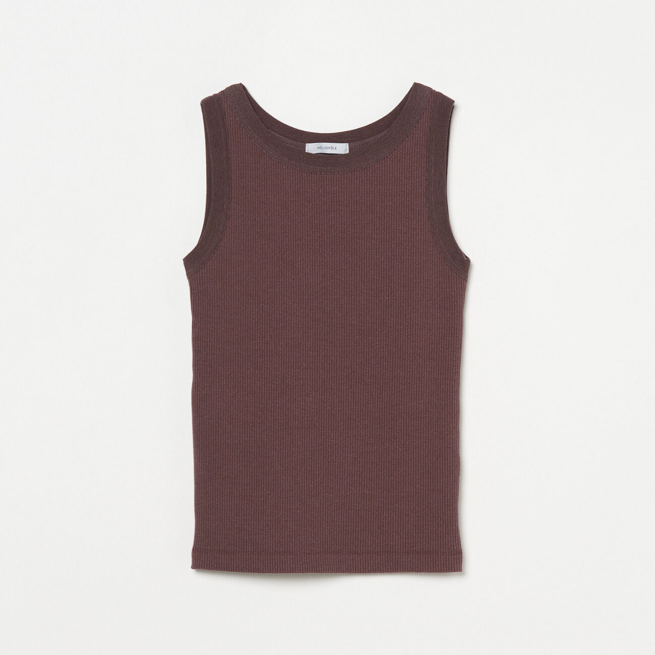 HELIOPOLE「HELIOPOLE FADE RIB TANK」|Tシャツ・カットソー|ワイン