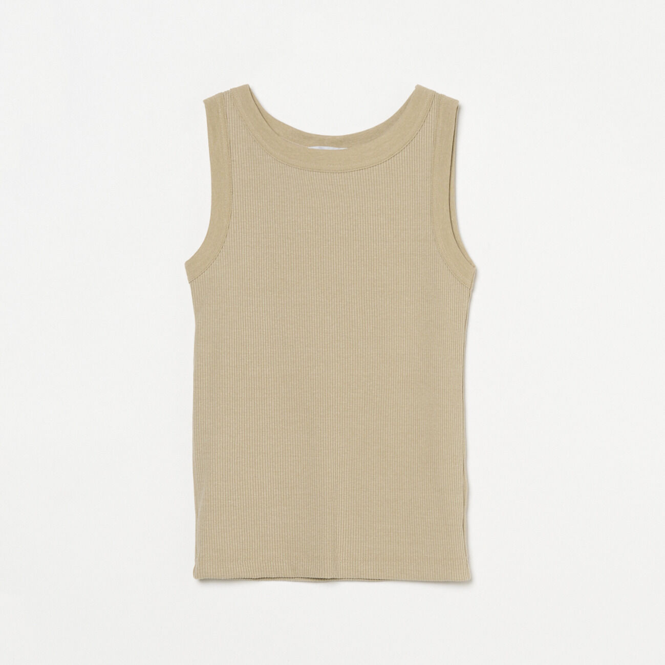 HELIOPOLE「HELIOPOLE FADE RIB TANK」|Tシャツ・カットソー|ベージュ