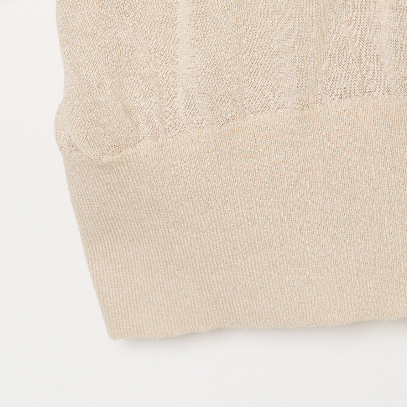 HELIOPOLE「HELIOPOLE SHEER LINEN KNIT CREW NECK」|ニット・セーター|