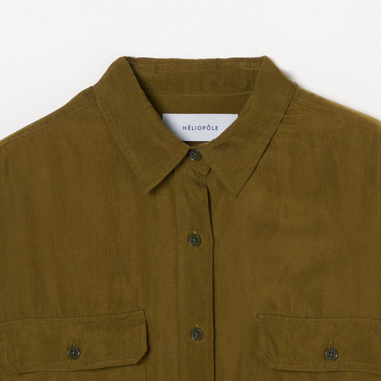HELIOPOLE「HELIOPOLE FIBRIL POCKET SHIRT」|シャツ・ブラウス|