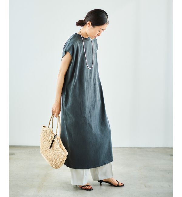 le.coeur blanc「STAR＆STRIPEノースリーブワンピース」|ワンピース|