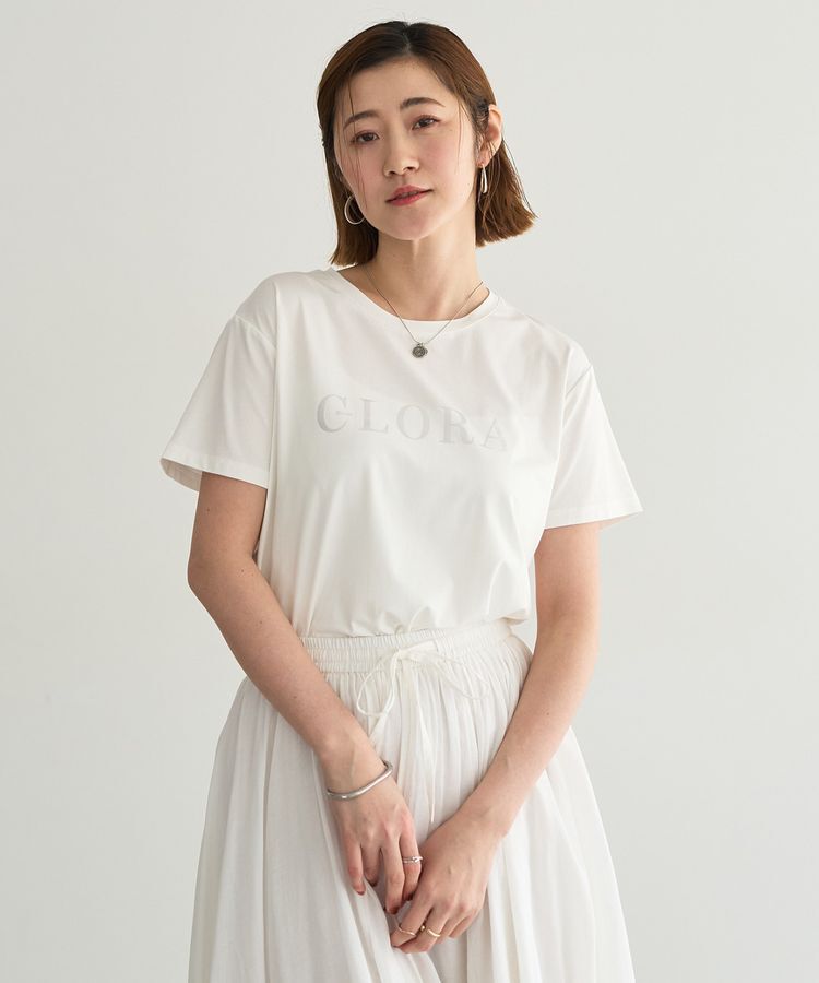 YECCA VECCA「【接触冷感】ロゴTee」|Tシャツ・カットソー|Silver