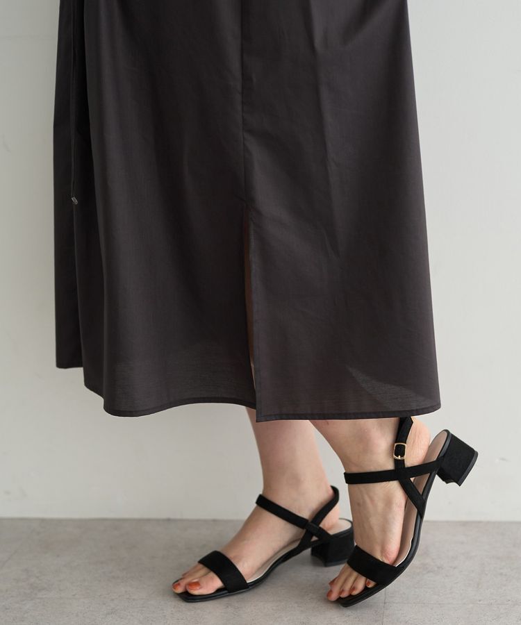 YECCA VECCA「【ORGABITS】タックシャツワンピース」|ワンピース|