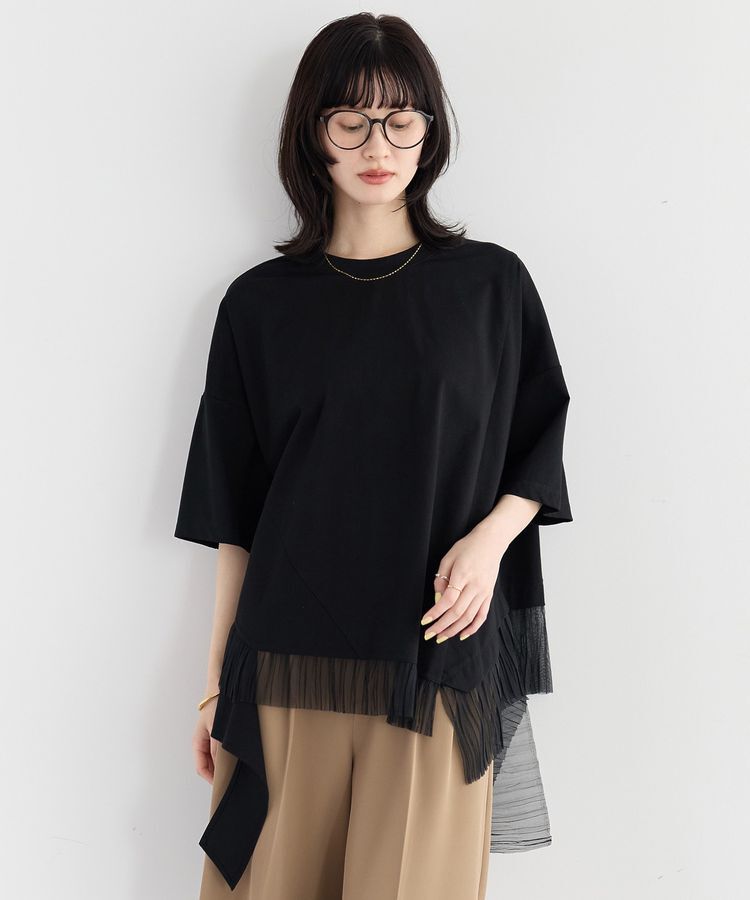 Editt by YECCA VECCA「裾アシメデザインプルオーバー」|Tシャツ・カットソー|
