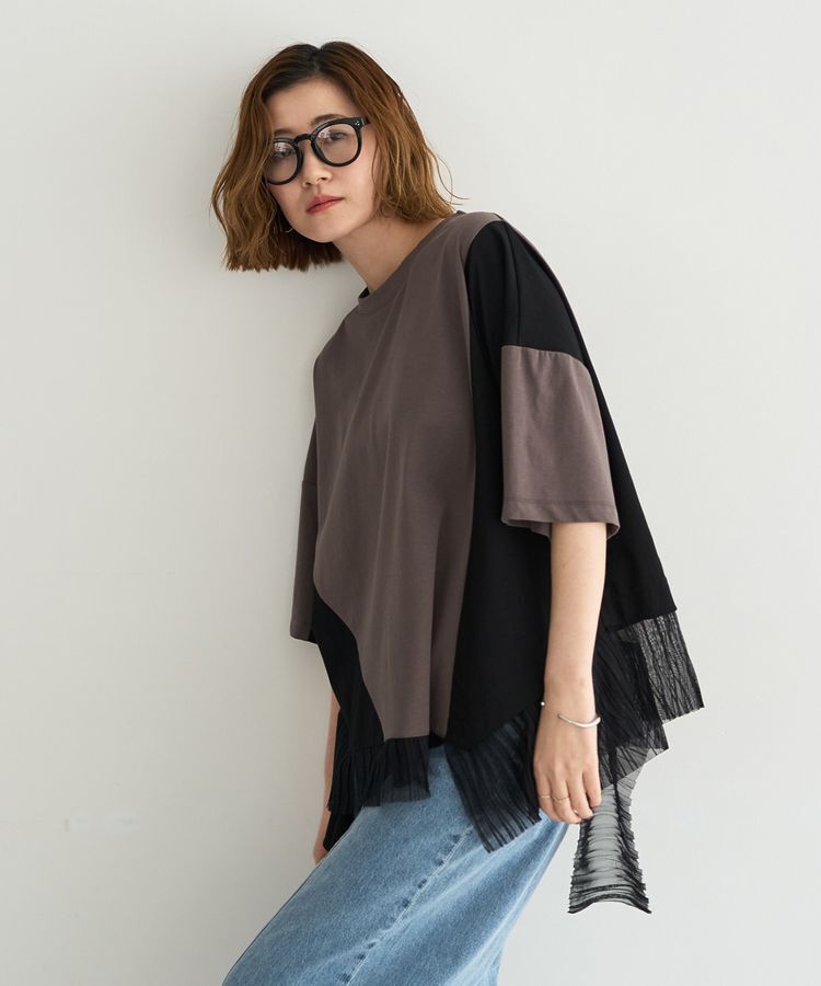 Editt by YECCA VECCA「裾アシメデザインプルオーバー」|Tシャツ・カットソー|