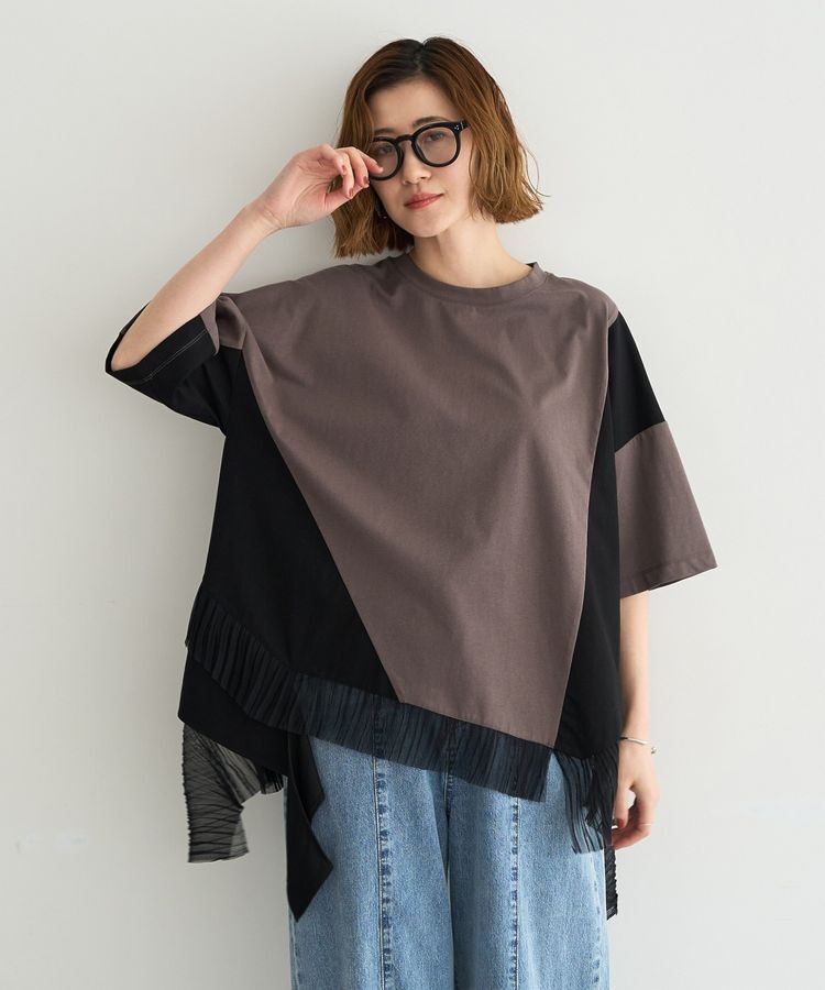 Editt by YECCA VECCA「裾アシメデザインプルオーバー」|Tシャツ・カットソー|