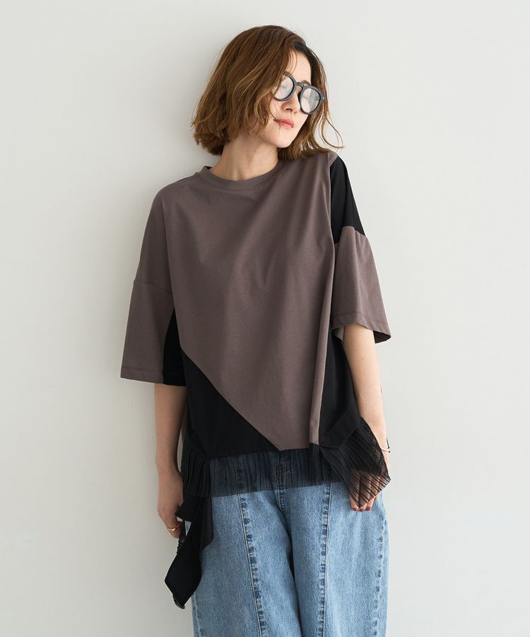 Editt by YECCA VECCA「裾アシメデザインプルオーバー」|Tシャツ・カットソー|