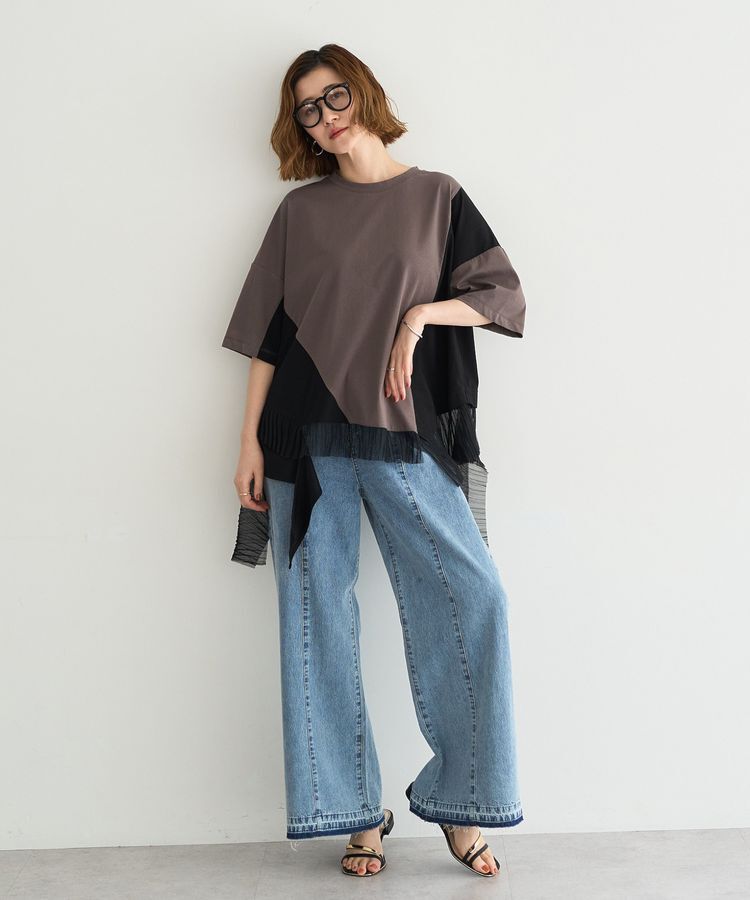 Editt by YECCA VECCA「裾アシメデザインプルオーバー」|Tシャツ・カットソー|