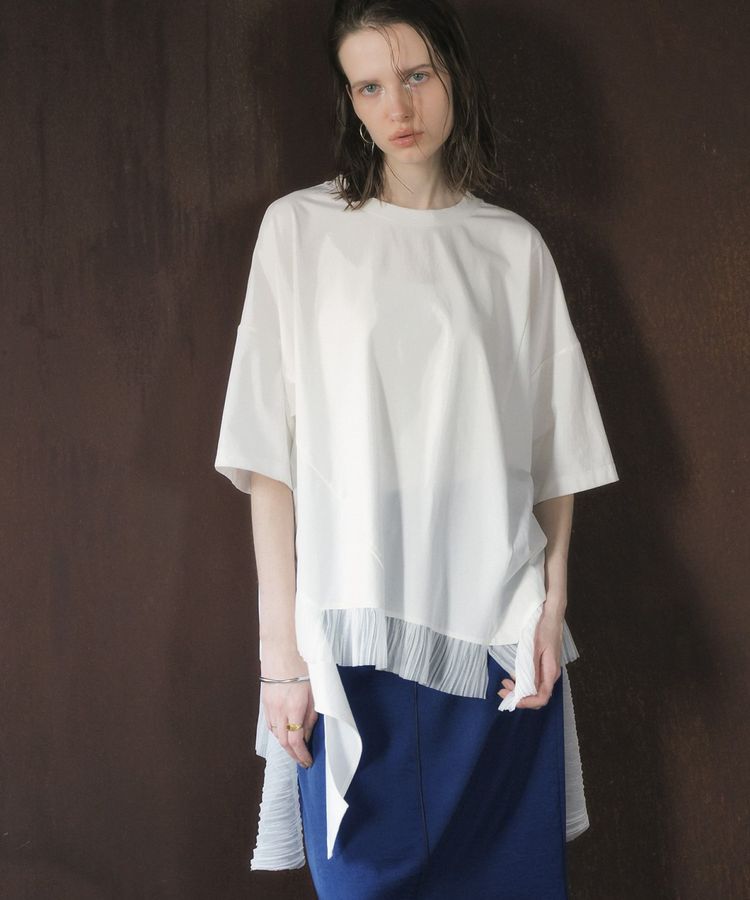 Editt by YECCA VECCA「裾アシメデザインプルオーバー」|Tシャツ・カットソー|