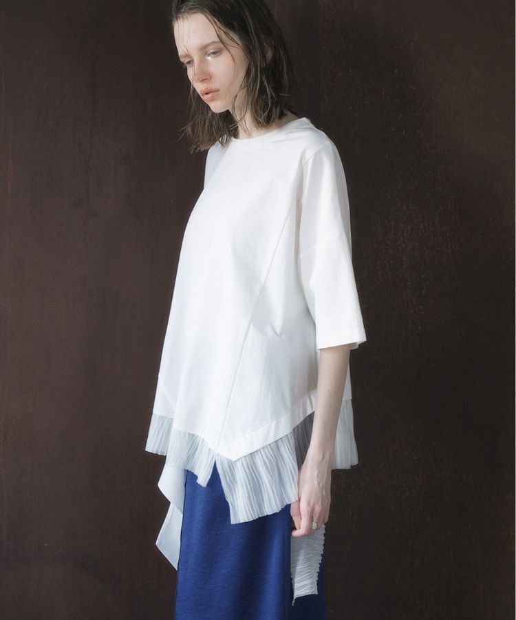 Editt by YECCA VECCA「裾アシメデザインプルオーバー」|Tシャツ・カットソー|