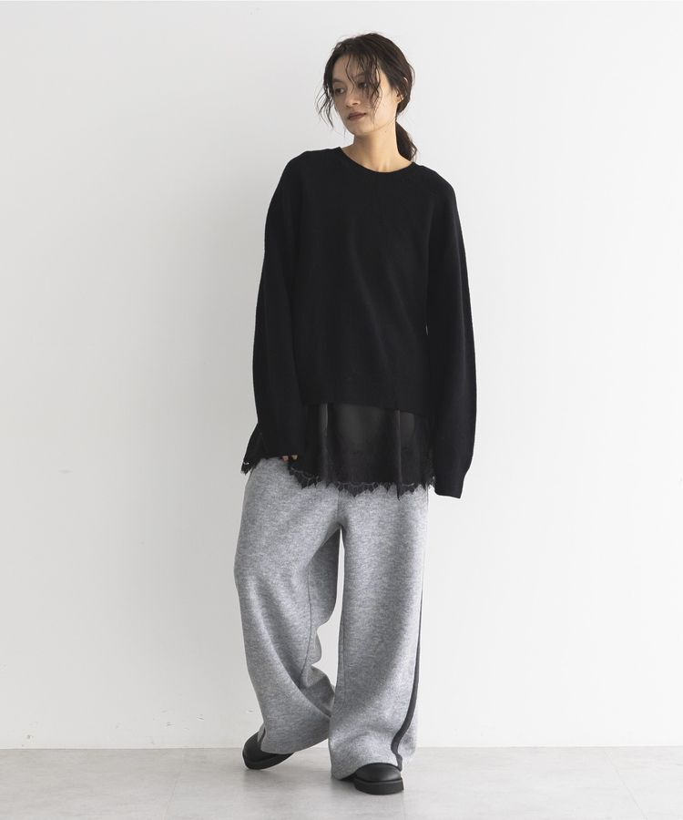 GARAGE OF GOOD CLOTHING「ニットソーサイドラインワイドパンツ」|その他|