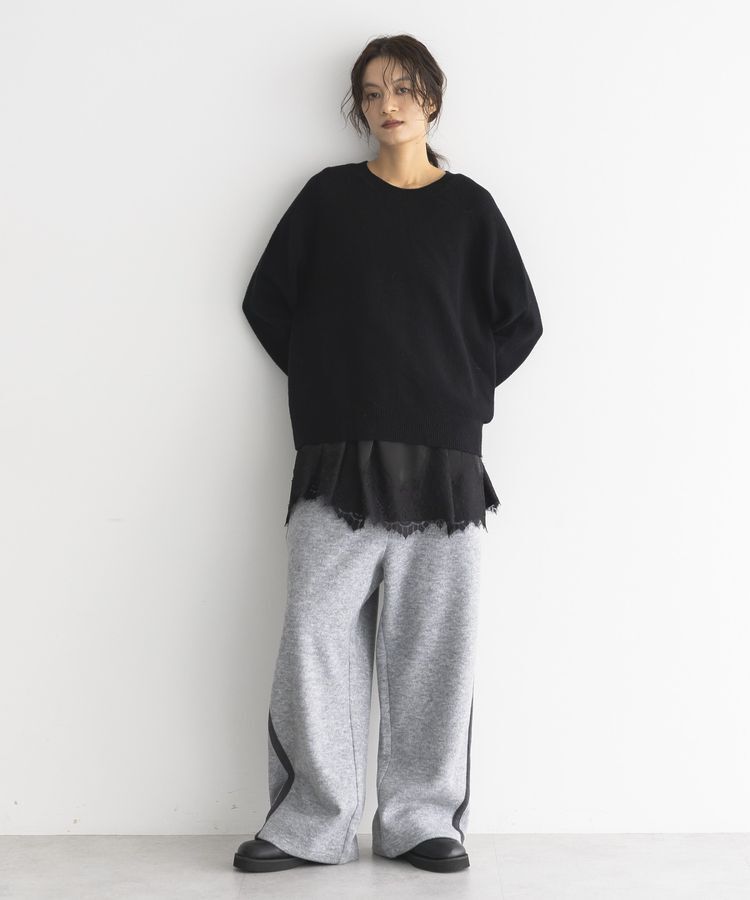 GARAGE OF GOOD CLOTHING「ニットソーサイドラインワイドパンツ」|その他|