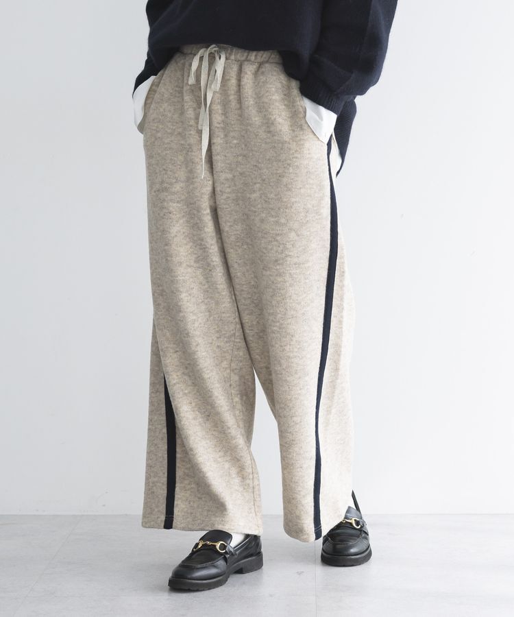 GARAGE OF GOOD CLOTHING「ニットソーサイドラインワイドパンツ」|その他|Beige
