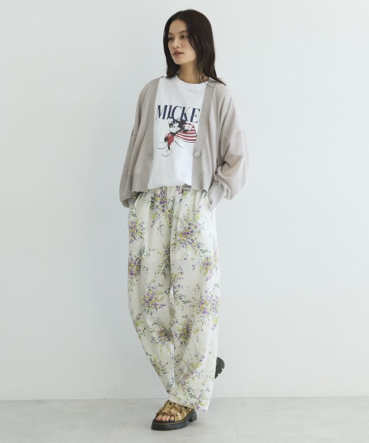 GARAGE OF GOOD CLOTHING「【日本製】ピーチファイユフラワープリントロングパンツ」|その他|