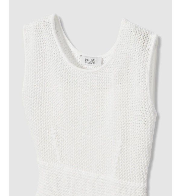 LOULOU WILLOUGHBY「メッシュクロッシェミニワンピース」|ワンピース|