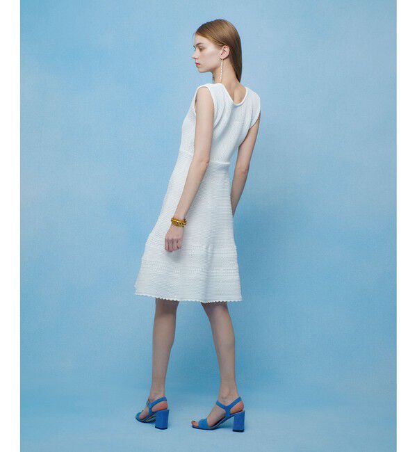 LOULOU WILLOUGHBY「メッシュクロッシェミニワンピース」|ワンピース|