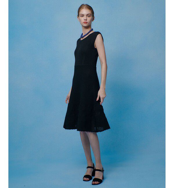 LOULOU WILLOUGHBY「メッシュクロッシェミニワンピース」|ワンピース|