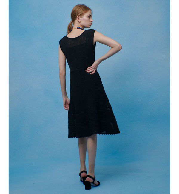 LOULOU WILLOUGHBY「メッシュクロッシェミニワンピース」|ワンピース|