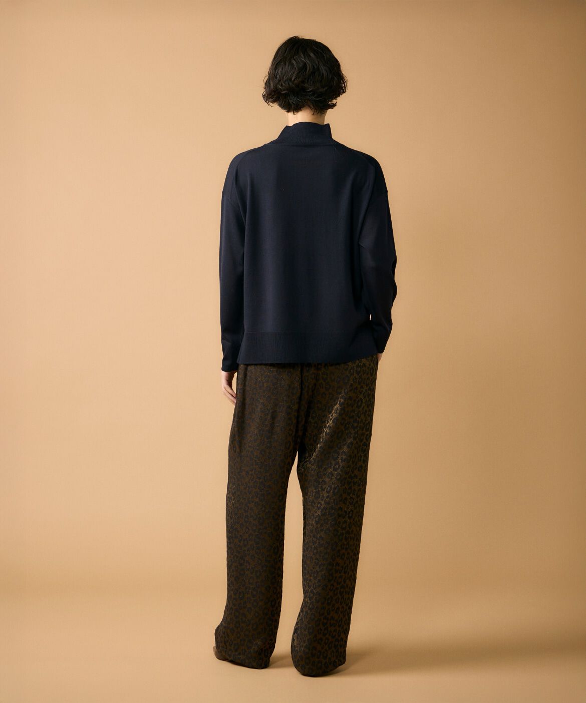 7-IDconcept.「《大きいサイズ》ハイネックボリュームプルオーバー」|ニット・セーター|