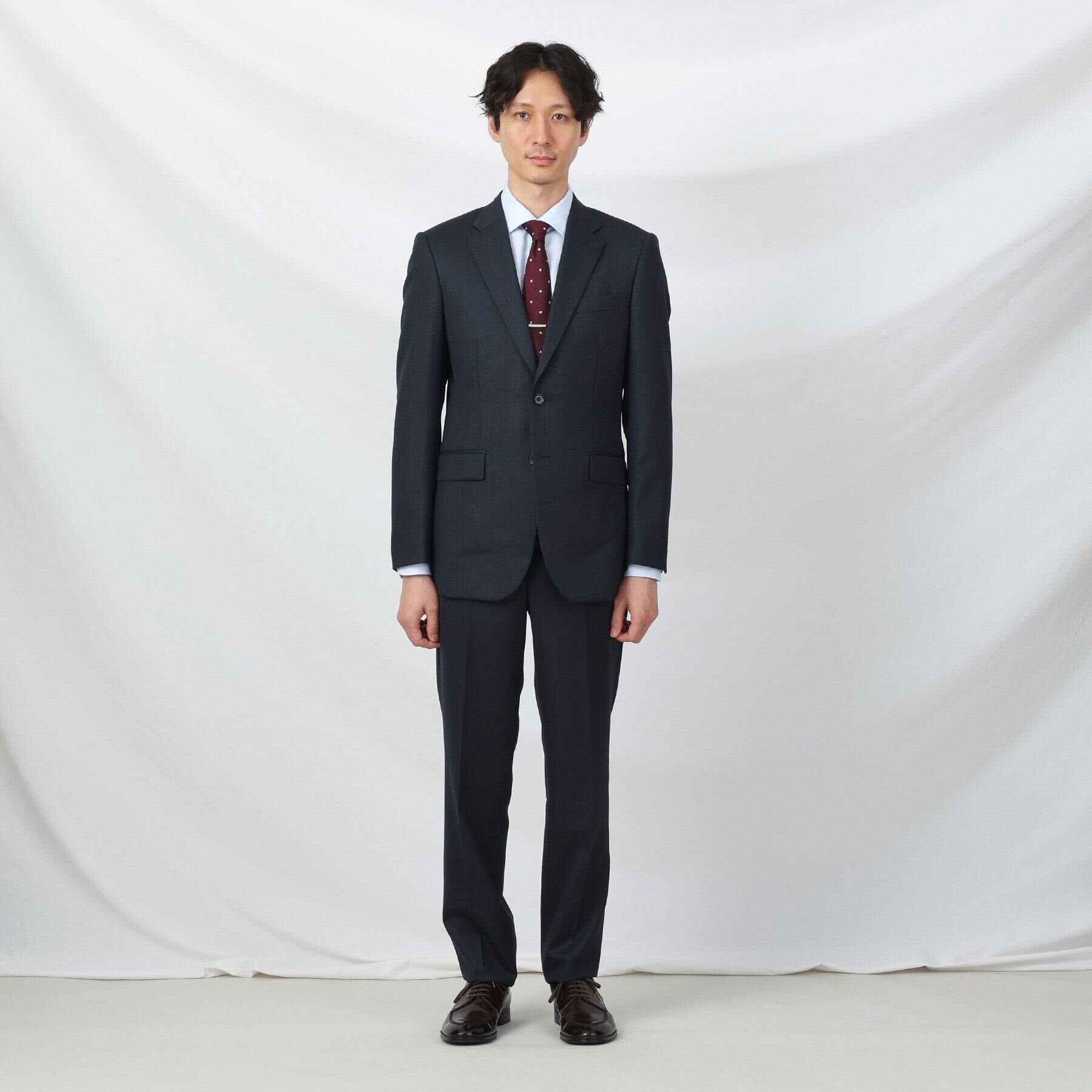 TAKEO KIKUCHI「【Made in JAPAN】矢絣（やがすり）スーツ／スリーピース対応」|スーツ|