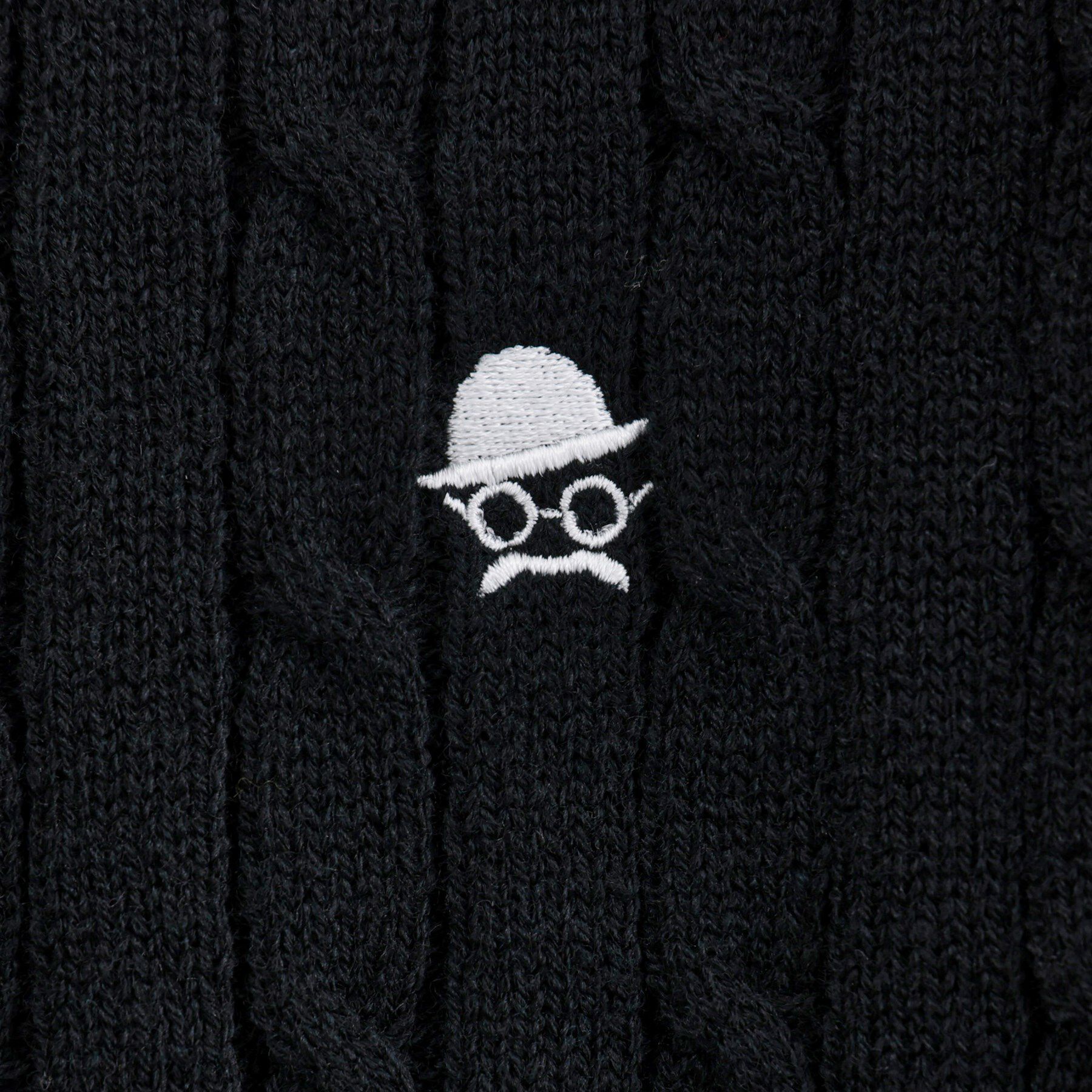 TAKEO KIKUCHI「【LIMITED】ワンポイント刺繍ケーブルニット」|ニット・セーター|