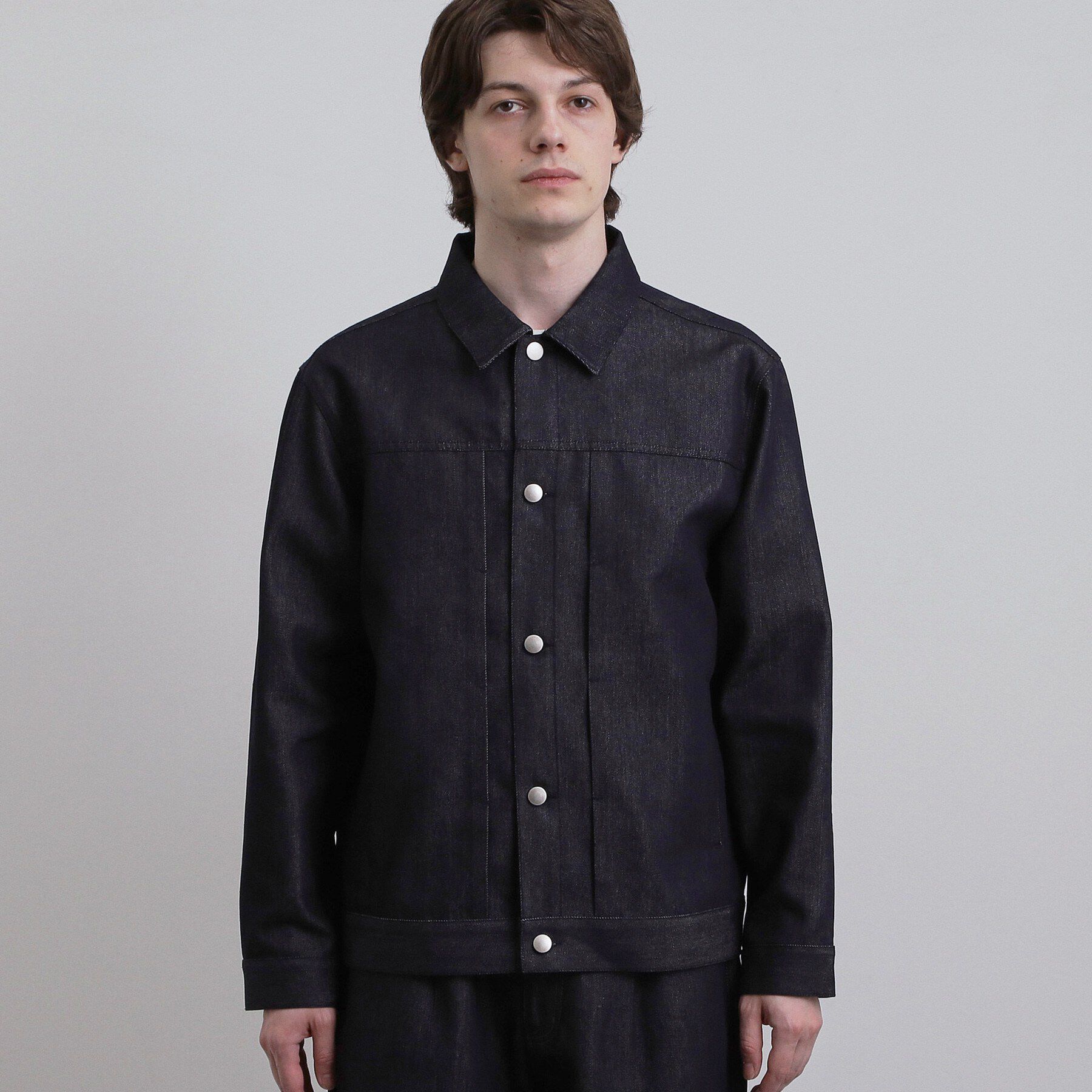 tk.TAKEO KIKUCHI「【色褪せしにくいデニム/セットアップ対応可】Comfy Fadeless Denim Seriesデ」|ブルゾン・スタジャン|