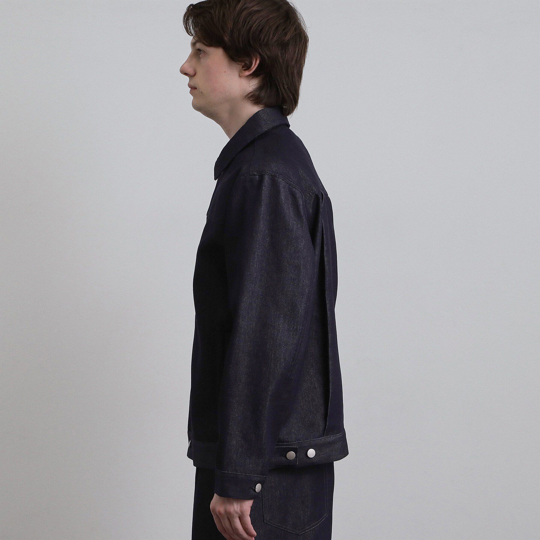 tk.TAKEO KIKUCHI「【色褪せしにくいデニム/セットアップ対応可】Comfy Fadeless Denim Seriesデ」|ブルゾン・スタジャン|
