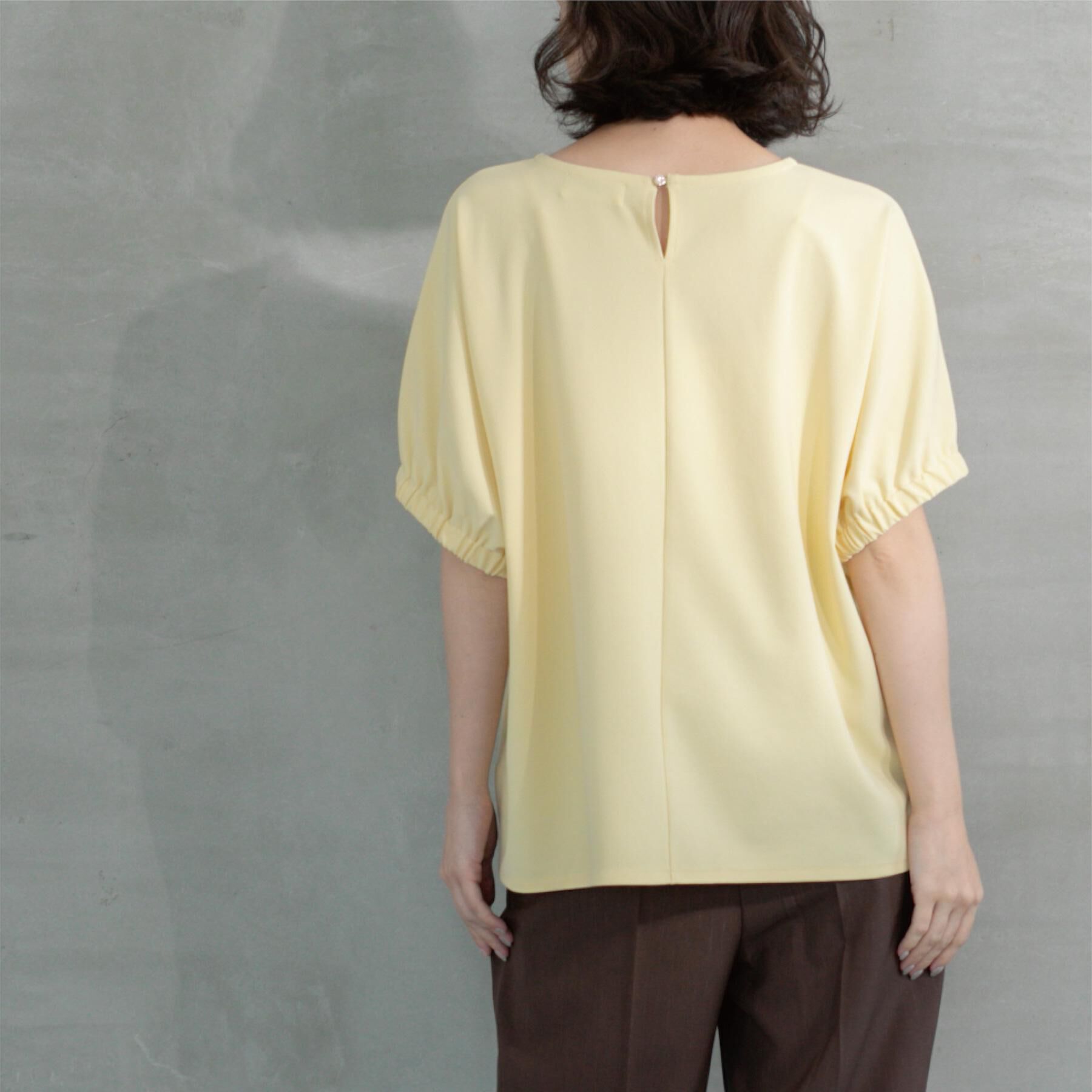 OPAQUE.CLIP「ギャザードルマンスリーブトップス【UV／吸水速乾／洗濯機洗い可】」|Tシャツ・カットソー|