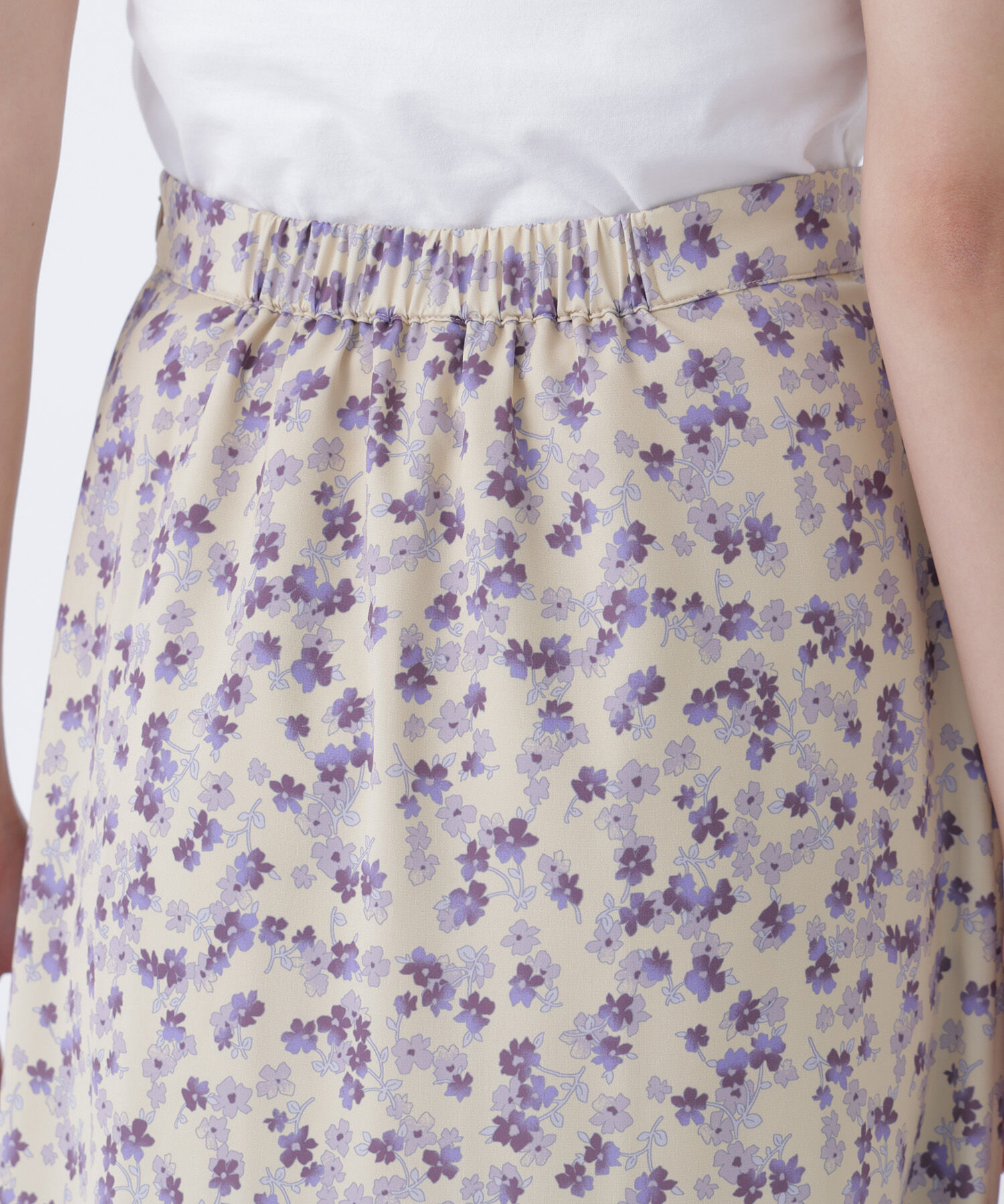  「ヴィンテージライクフラワープリントスカート」|スカート|
