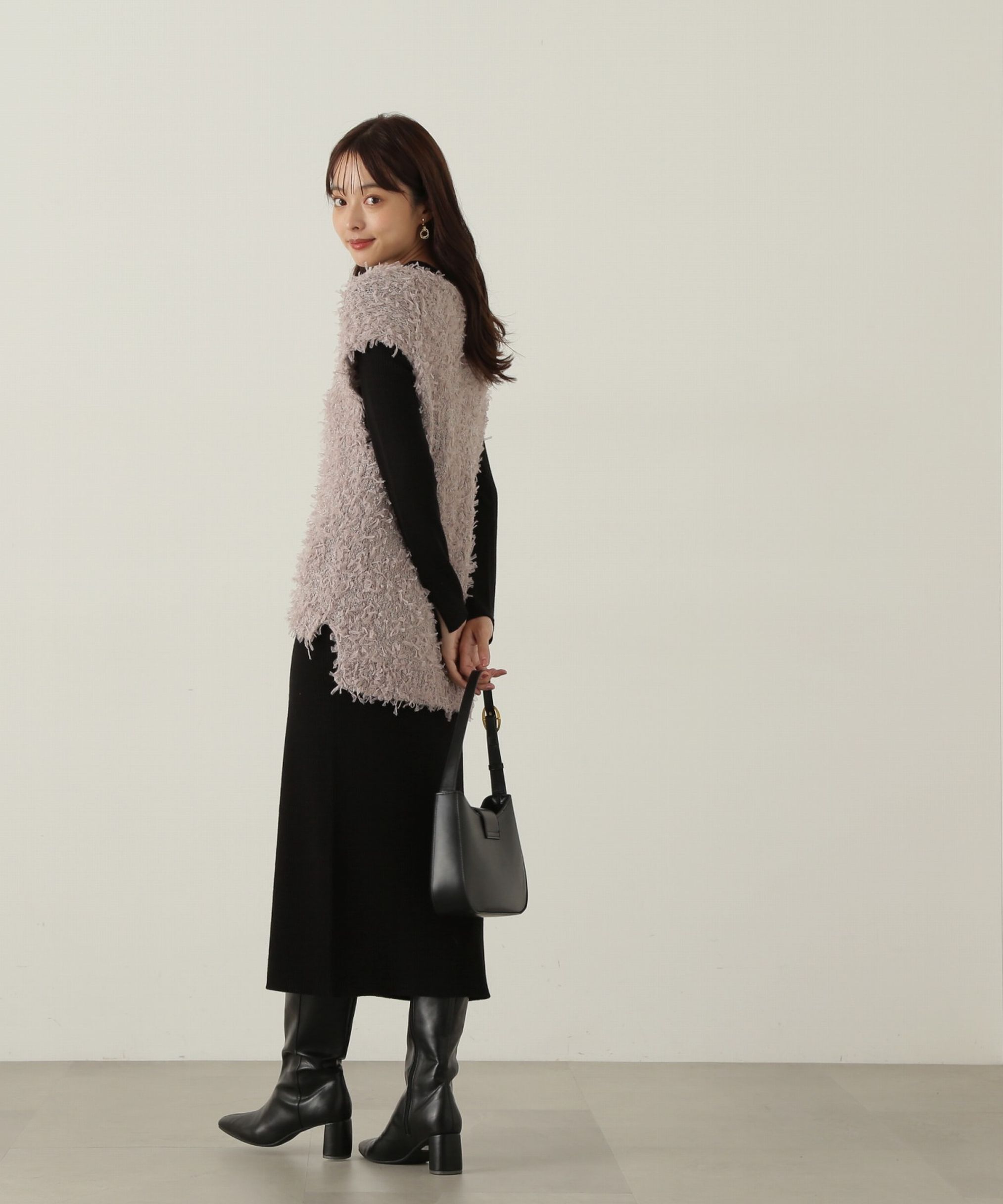 PROPORTION BODY DRESSING「リボンヤーンベストセットアップ」|ワンピース|
